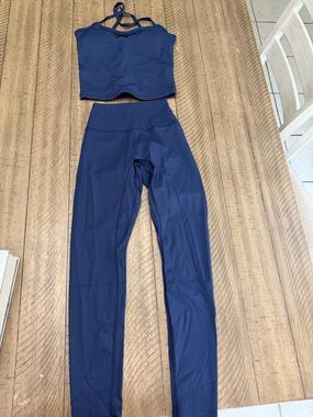 Women’s High-Waist Navy Active Leggings